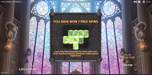 Blasphemous Free Spins